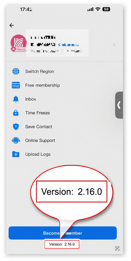 快连 iOS 客户端版本号